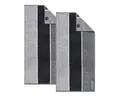 Produktbild: JOOP! Handtuch 2 Stück Joop! Frottier Handtuch 1658-97 Lines Schwarz 50x100, Walkfrottier (2-St)