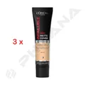 Produktbild: 3 x L'Oreal Paris Infallible 24H Matte Cover Foundation Nr. 130 30 ml