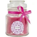 Produktbild: HS Candle Duftkerze im Glas - Duft-Schriftzug Bonbon klein - 10cm x Ø7 cm - Lavendel