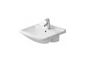 Produktbild: Duravit Starck 3 Halbeinbauwaschtisch 03105500001 55 x 46 cm, weiss, wondergliss