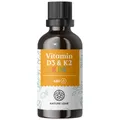 Produktbild: NATURE LOVE® Vitamin D3 + K2 Kinder (20ml) - 800 I.E. Vitamin D3/Tagesdosis - optimal für kids