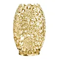 Produktbild: Riess Ambiente Filigrane Design Vase Abstract Leaf Gold 40cm Handarbeit Dekoratives Gefäß