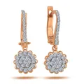 Produktbild: Diamant Ohrhänger Flora in 14 Karat Rotgold Rosegold