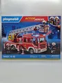 Produktbild: PLAYMOBIL 9463 Feuerwehr Leiterfahrzeug Licht Sound RC fähig Drehleiter Neu OVP