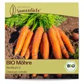 Produktbild: Samenliebe BIO Möhren Samen alte Sorte Berlikum 2 Karotte Wintermöhre orange 800 Samen samenfestes Gemüse Saatgut für Gewächshaus Freiland und Balkon BIO Gemüsesamen winterhart