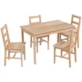 Produktbild: HOMCOM Essgruppe, LxBxH: 118 x 73 x 75 cm - beige