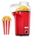 Produktbild: Popcornmaschine 1400W 120g/4L Große Kapazität Heißluft Popcorn Maker für Zuha...