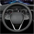 Produktbild: Neustes Nappaleder Auto Lenkradbezug, Mode Anti-Rutsch- Auto Innenraum 15 Zol...
