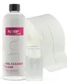 Produktbild: Nagelcleaner Spar Set 1000ml IPA Cleaner klar  Zelletten Tupfer + Dispenser weiß