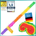 Produktbild: Pinata Einhorn Esel Schatztruhe Herz Stab Maske Set Kindergeburtstag Party Deko