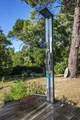Produktbild: Gre Solardusche Kalt- und Warmwasserdusche Brause Fußwaschhahn 38L Aluminium