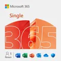Produktbild: Microsoft Office 365 Single 1 Benutzer bis zu 5-Geräte / 1 Jahr PC/Mac DE/ML NEU