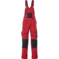 Produktbild: MASCOT Latzhose AUGSBURG 12169 rot/schwarz Uni, 54 - Rot - 54