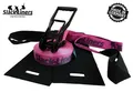 Produktbild: 4 Teiliges Slackline Komplett-Set - 50mm breit - 25m lang Pink - Made in Germany