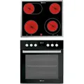 Produktbild: BAUKNECHT HEKO BLACK 700 P, Einbauherdset (Elektrokochfeld, , 65 l)