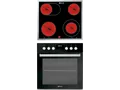 Produktbild: BAUKNECHT HEKO BLACK 700 P, Einbauherdset (Elektrokochfeld, A+, 65 l)