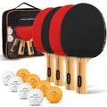 Produktbild: Tischtennisschläger – Hochleistungs-Tischtennis Set | Premium Tischtennisschl...