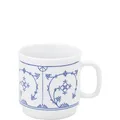 Produktbild: KAHLA 485300A75019H Blau Saks Kaffeebecher 0,30 l | Kaffeetasse mit Strohmuster aus Porzellan