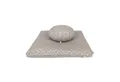Produktbild: bodhi Meditationskissen Meditations-Set: Meditationskissen + Zabuton, Raja, taupe/silber