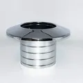 Produktbild: Schubrosette, Chrom 2' Koax 120mm Wasserzähler Wassergeräte