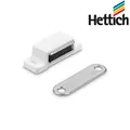 Produktbild: Hettich Magnetschnäpper Metall-Kunststoff weiß 45 x 14 x 15 mm Magnetkraft 5 kg