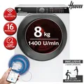 Produktbild: Hoover HWP 48AMBC/1-S WASCHMASCHINE 8kg ActiveSteam hOn-App H-WASH 500 2ML
