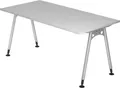 Produktbild: HAMMERBACHER Schreibtisch Schreibtisch A-Fuß 160x80cm Grau