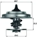 Produktbild: Mahle TX 18 87D Thermostat Kühlmittel für MERCEDES BENZ JAGUAR DAIMLER PUCH SL