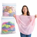 Produktbild: 2x XXL Premium Wäschenetz 60x90 cm Set Groß - Netz für Waschmaschine- Wäschesack in verschiedenen Größen - Waschsack & Wäschebeutel mit Reißverschluss