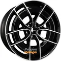 Produktbild: GMP Energia black glossy 8.5x19 ET40 - LK5/108 ML63.4 Alufelge schwarz