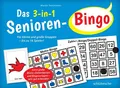 Produktbild: Das 3-in-1 Senioren-Bingo: Für kleine und große Gruppen - bis zu 16 Spieler! Extra große Motiv-/Zahlenkarten und Bingovorlagen - sehr gut erkennbar