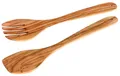 Produktbild: FACKELMANN Salatbesteck braun Olivenholz 30855