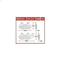Produktbild: Bremsbelagsatz, Scheibenbremse TRW MCB615SV