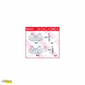 Produktbild: TRW Bremsbelagsatz MCB615SV KLF300  Caffe Nero YXR660 Rhino LTF 500 Quadrunner