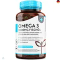 Produktbild: Omega 3 Kapseln hochdosiert 240-2000mg Fischöl Kapseln mit 660mg EPA & 440mg
