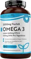 Produktbild: Nutravita Omega 3 Kapseln Hochdosiert 2000Mg Fischöl Kapseln Mit 660Mg EPA Un 44