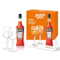 Produktbild: Aperol Aperitivo Geschenkset - 1 x 0,7 l - Aperol im Set mit 2 Gläsern für Spritz - 11% Vol. Alkohol - das Original