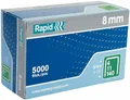 Produktbild: Rapid Heftklammer Tackerklammern Nr. 140 8mm verzinkt VE=5000 Stück