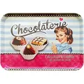 Produktbild: Lashuma Tablett Schokolade, Kunststoff, (1-tlg), Eckiges Nostalgie Geschirrtablett bunt 45x31 cm bunt 31 cm x 45 cm x 2 cm