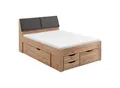 Produktbild: Boxxx Stauraumbett, Eiche Artisan, Holzwerkstoff, 5 Schublade(n) Schubladen, 140x200 cm, gepolstertes Kopfteil, mit Schubkästen, in verschiedenen Größen erhältlich, Schlafzimmer, Betten, Stauraumbetten