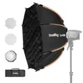 Produktbild: SMALLRIG LA-O65 Achteckige Softbox, 65 cm/25,6 Zoll Schnellverschluss-Softbox mit Tragetasche, für COB-Leuchten mit Bowens-Mount für SmallRig für Neewer für Aputure für Godox – 4874