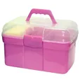 Produktbild: Kinder Putzbox Pferde Putzköfferchen Putzkoffer mit Putzset 8-teilig rosa pink