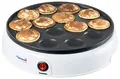 Produktbild: Bestron Poffertjes Maker im Retro Design, Mini Pfannkuchen Automat, mit Antihaftbeschichtung, Sweet Dreams, 800 W, Weiß
