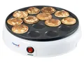 Produktbild: BESTRON Poffertjes Maker Retro Design, Mini Pfannkuchen Automat, 800W, weiß