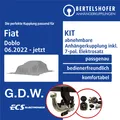 Produktbild: Für FIAT Doblo Typ 510/511/360/361 06.2022-jetzt AHK abn +7pol spez. E-Satz PKW