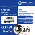Produktbild: Für CITROEN Berlingo Typ B9 11.2011-05.2018 AHK abn. +7pol spez E-Satz NEU TOP