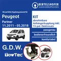 Produktbild: Für PEUGEOT Partner Version L1 11.2011-05.2018 AHK abn. +13pol spez. E-Satz TOP