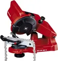 Produktbild: Einhell Sägekettenschärfgerät GC-CS 85 E (85 W, 5500 min-1, Schleifwinkeleinstellung m. Skala, Kettenspannvorrichtung, Tiefenbegrenzung inkl. Schleifscheibe) Red, Plastic