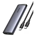 Produktbild: M.2 NVMe SSD Gehäuse USB 3.2 Gen 2 10 Gbps Aluminium für 2230-2280 Grau