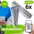 Produktbild: Enthaarungs Creme 6 Tuben Creme unisex Parfümfrei Körperhaare PZN: 0919707